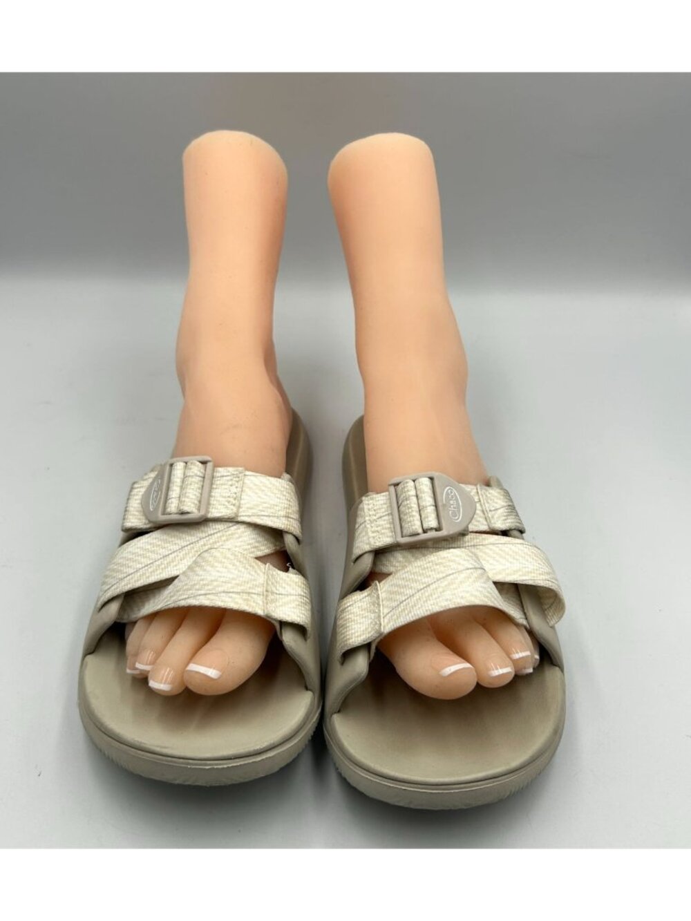Chaco Women's Beige Chillos Slide Adjustable Straps Size 9 3360 - Picture 14 of 16